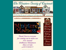 Tablet Screenshot of cincy-miniatures.org